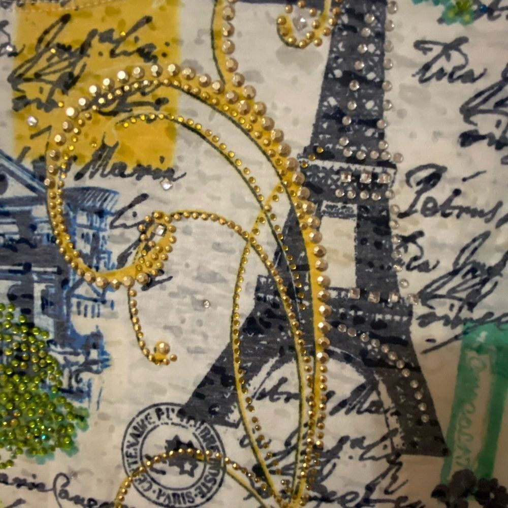 Women’s Paris print T-shirt - Picture 4 of 6